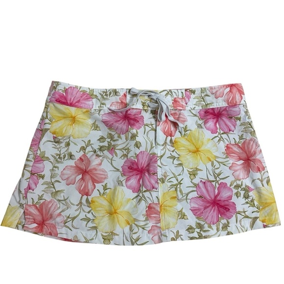 LoveShackFancy x Hurley Skirt Mini Floral Y2K Size Medium - Picture 3 of 7